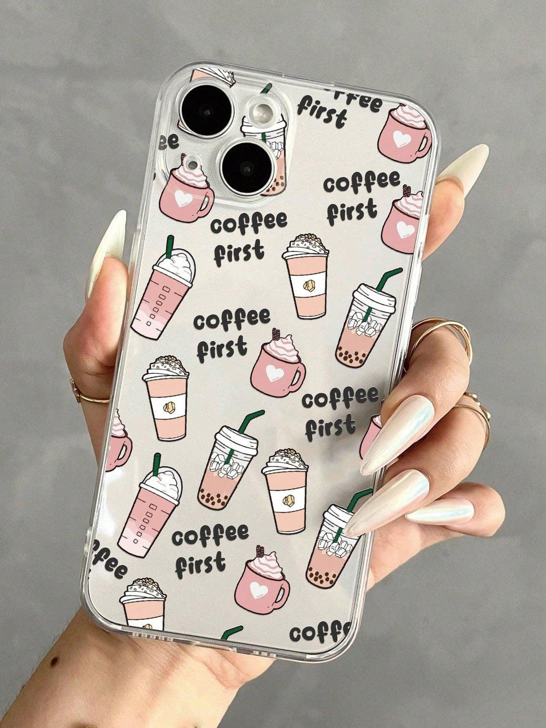 Coffee Pattern Phone Case - Brand My Case