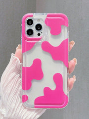 Cow Print Clear Phone Case - Brand My Case