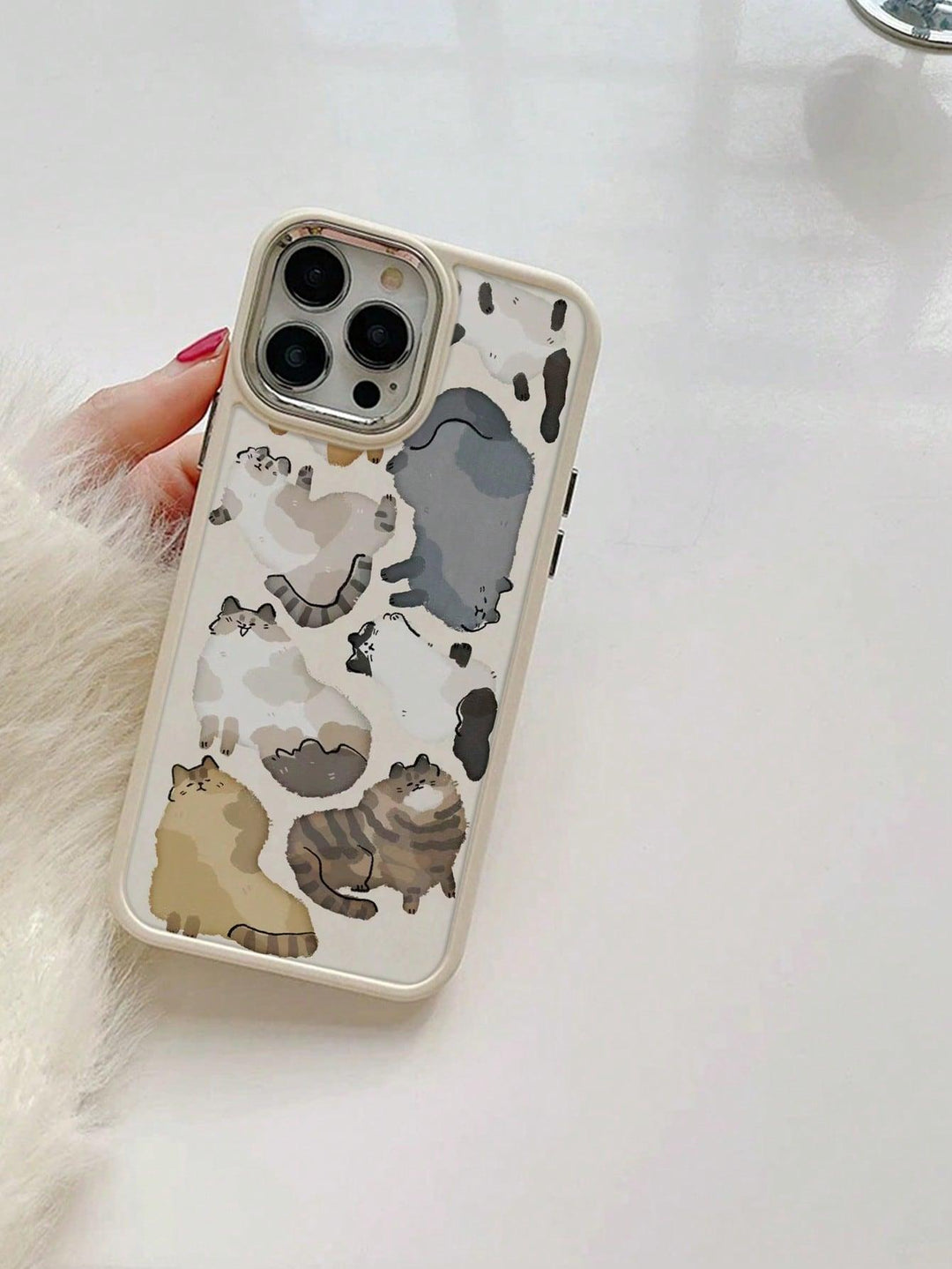 Cute Kitty Print Phone Case - Brand My Case