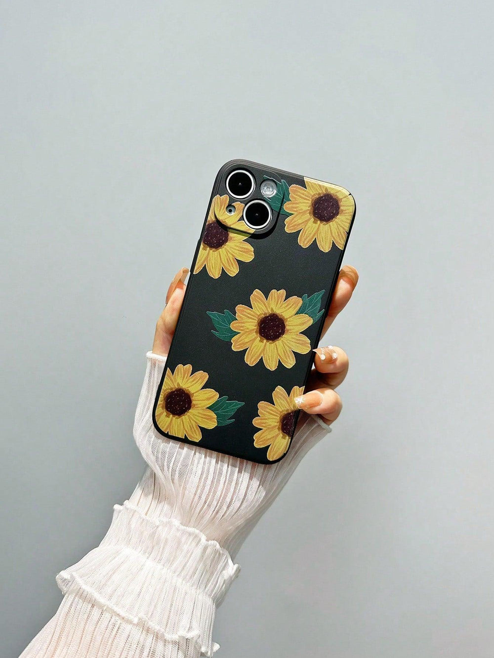 Cute Sunflower Phone Case With Lanyard - Brand My Case