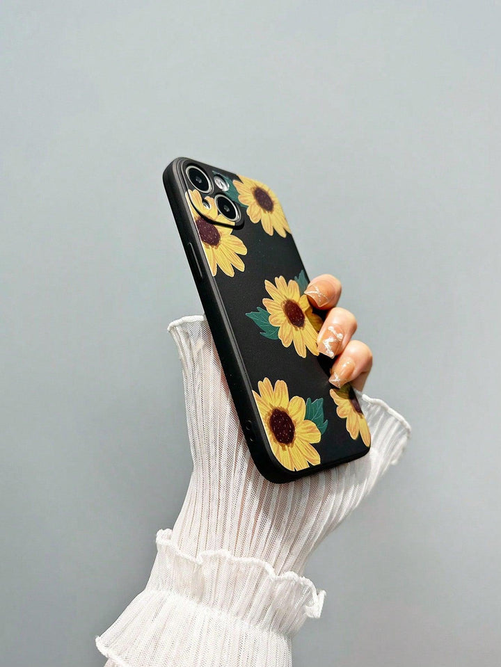 Cute Sunflower Phone Case With Lanyard - Brand My Case