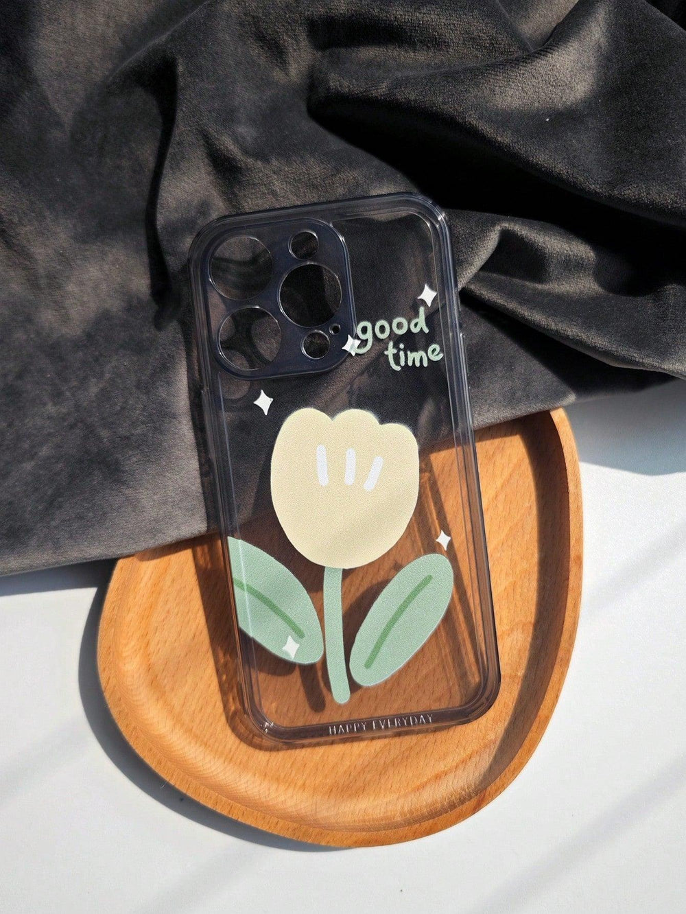 Cute White Flower Print Phone Case - Brand My Case