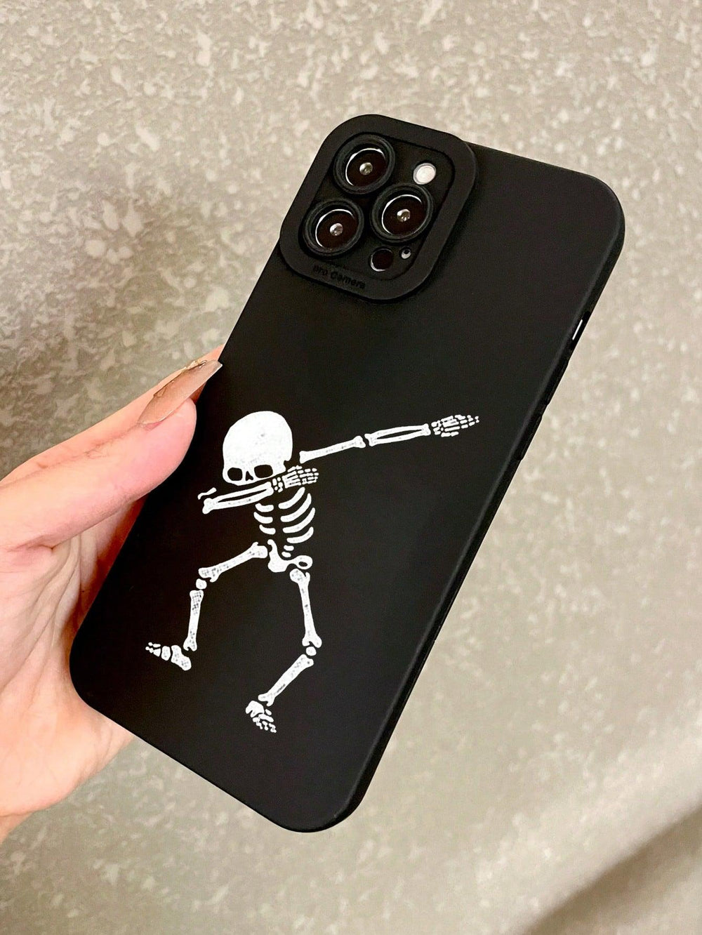 Dabbing Skeleton Pattern Phone Case - Brand My Case