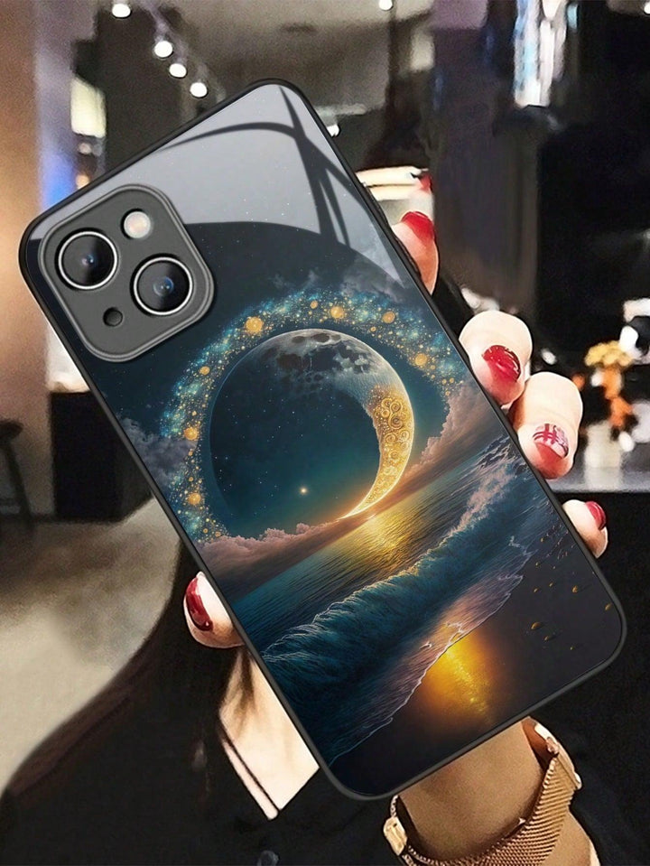 Deluxe Moon and Sea Pattern Phone Cases - Brand My Case