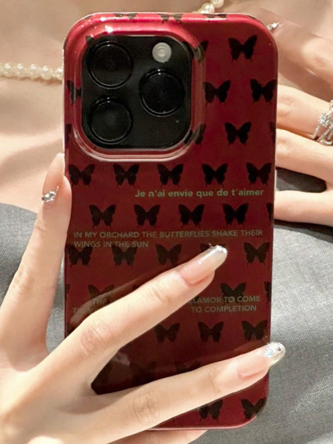 Elegant Butterfly Pattern Phone Case - Brand My Case