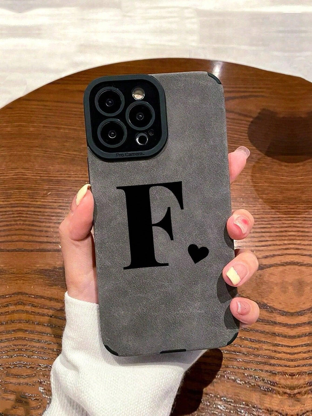 F Initial Letter Graphic Anti fall Phone Case - Brand My Case
