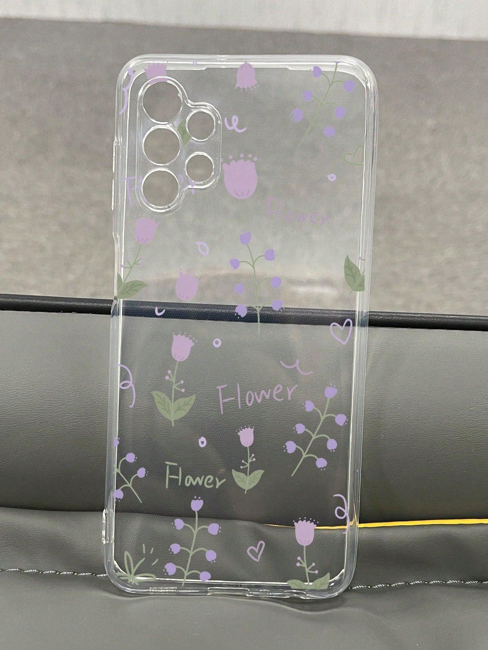 Floral Blooms Pattern Clear Phone Case - Brand My Case