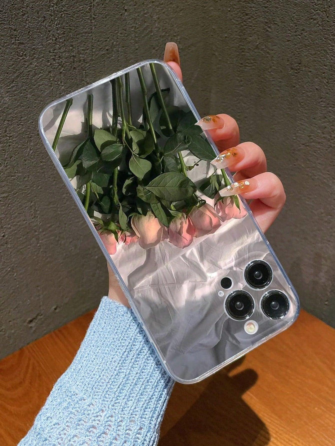 Floral Clear Phone Case - Brand My Case