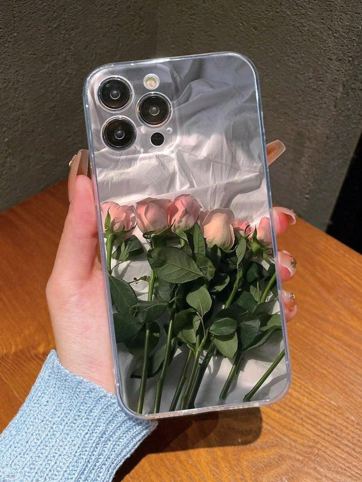 Floral Clear Phone Case - Brand My Case