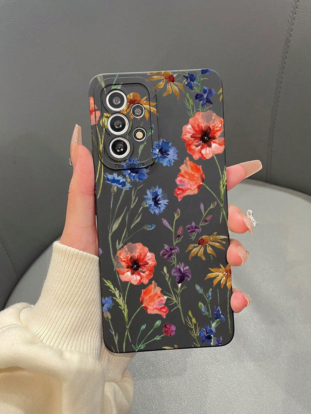 Floral Hot Print Phone Case - Brand My Case