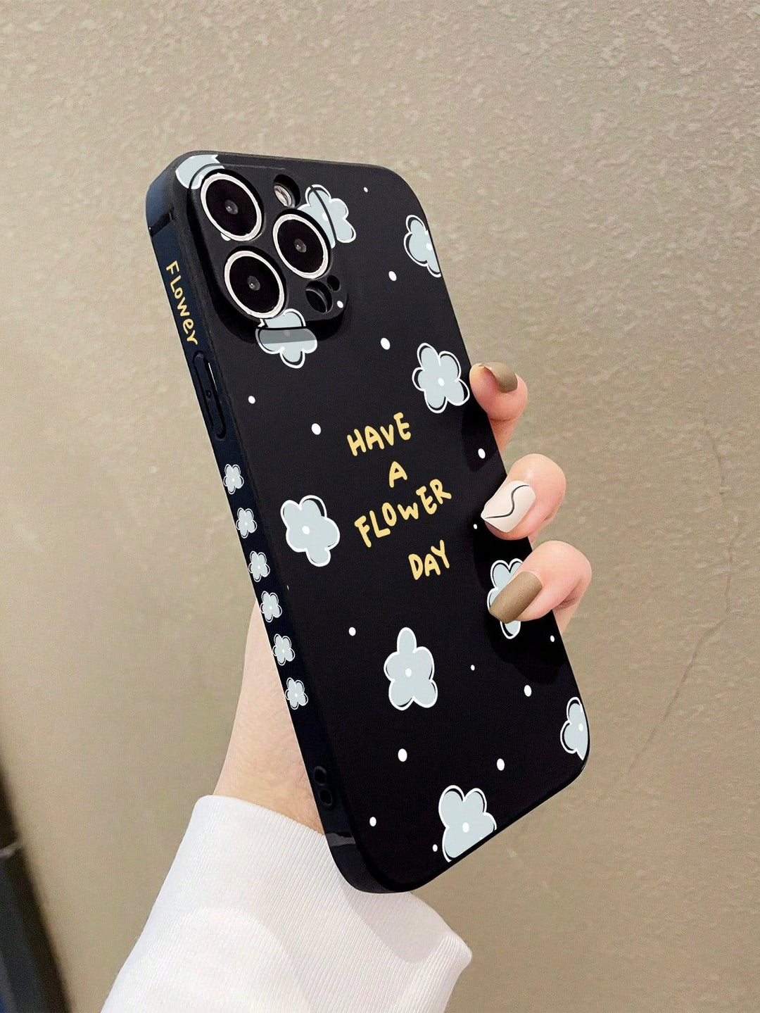 Floral Letter Graphic Phone Case - Brand My Case