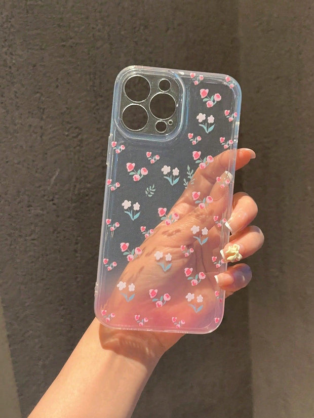 Floral Pattern Anti fall Phone Case - Brand My Case