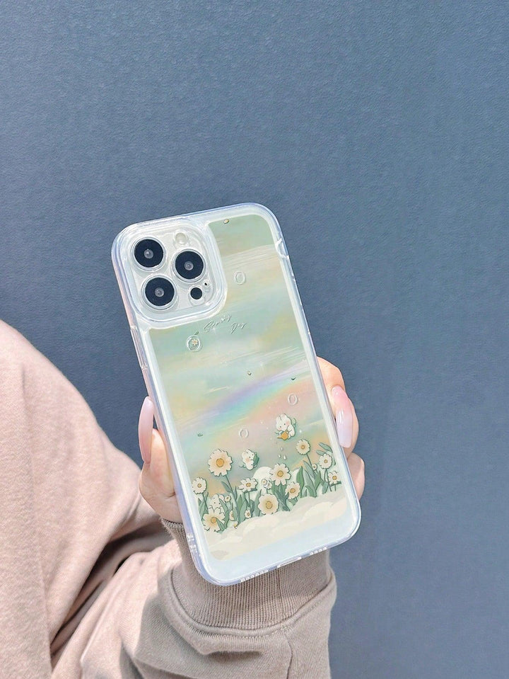 Floral Sky Phone Case With Lanyard - Brand My Case