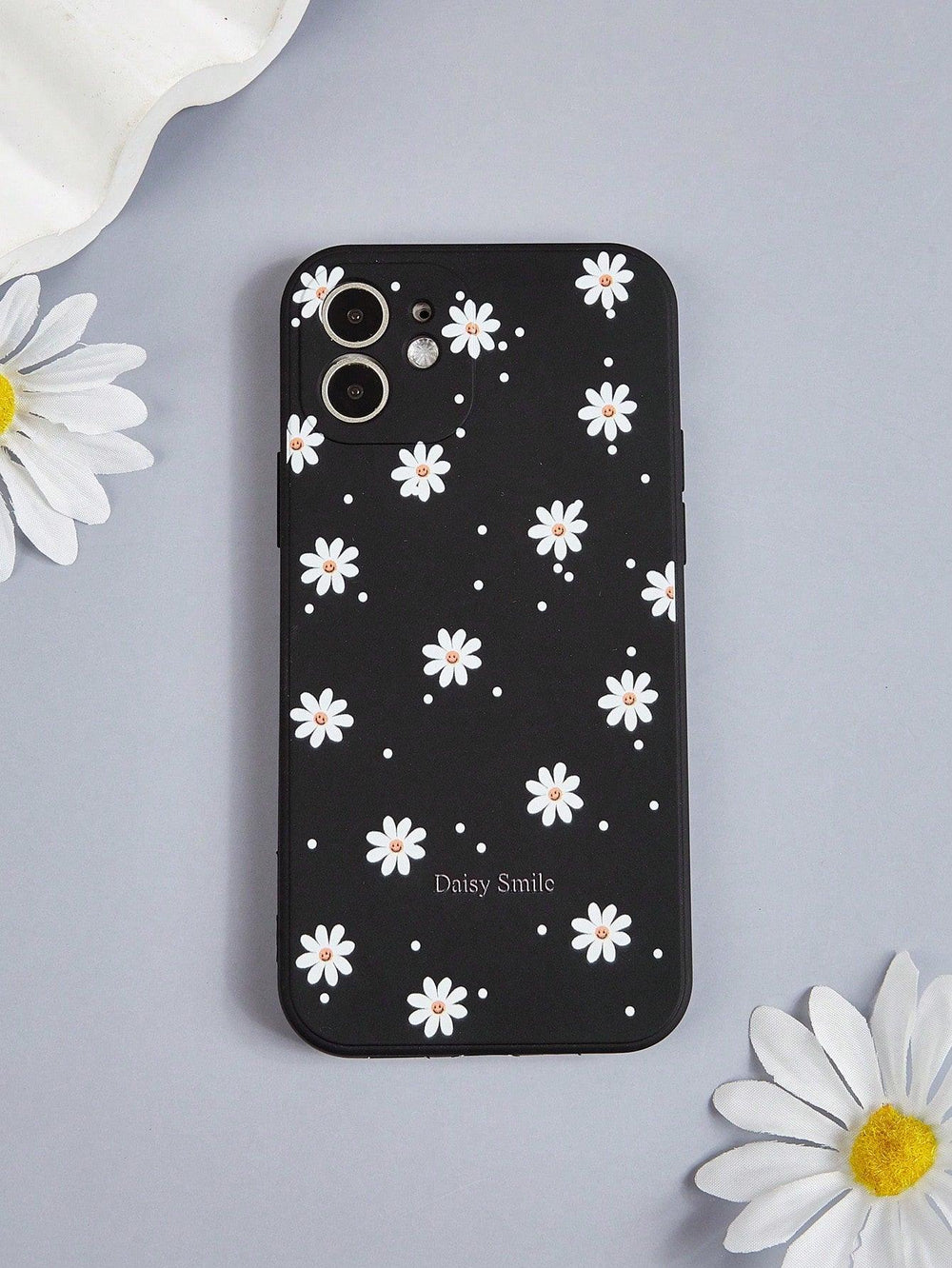 Flower Black Pattern Phone Case - Brand My Case