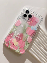 Flower Pattern Anti fall Phone Case - Brand My Case