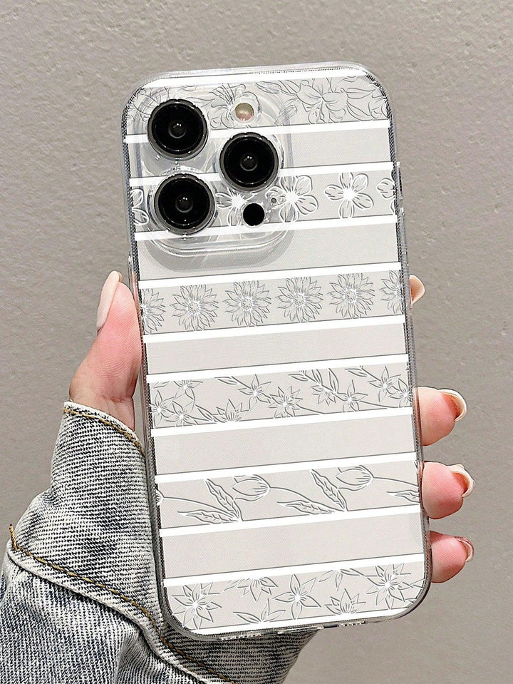 Flower Striped Anti fall Phone Case - Brand My Case