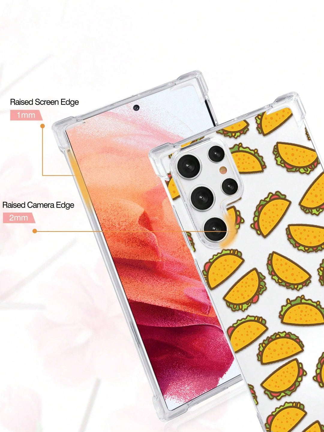 Food Pattern Anti fall Phone Case - Brand My Case