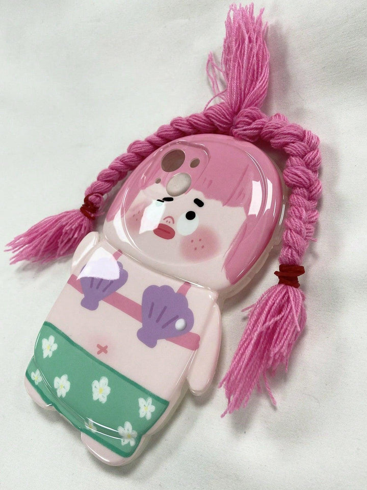Funny Girl Silicone Phone Case - Brand My Case