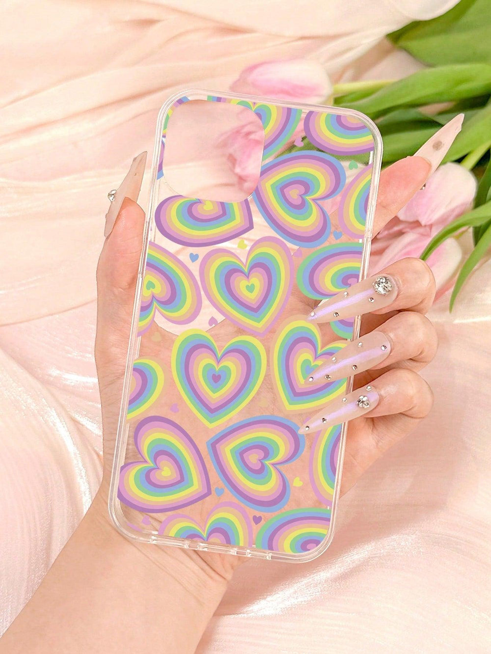 Heart Color Pattern Phone Case - Brand My Case