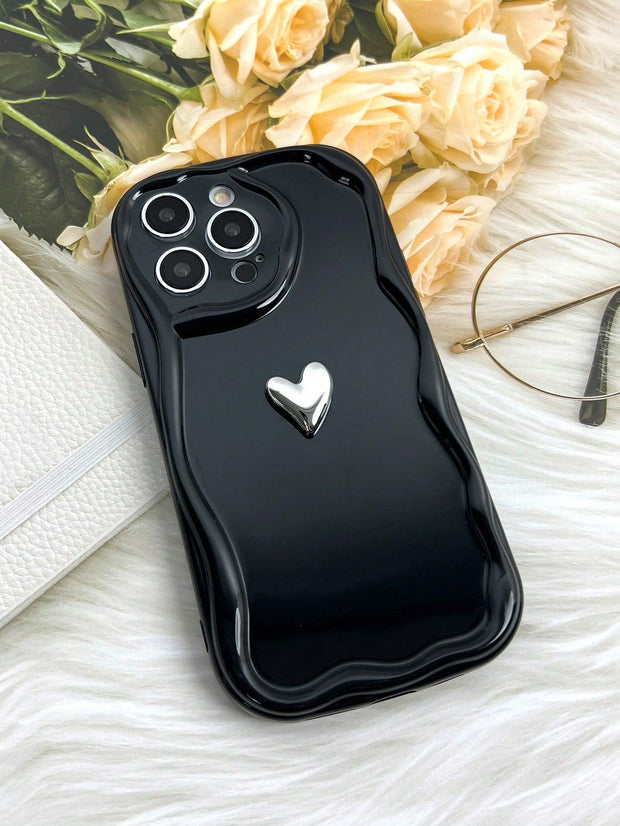 Heart Decor Phone Case - Brand My Case
