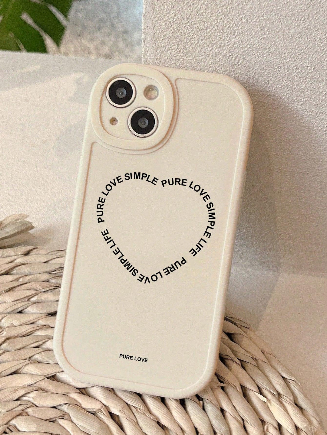 Heart Saying Graphic Phone Case - Brand My Case