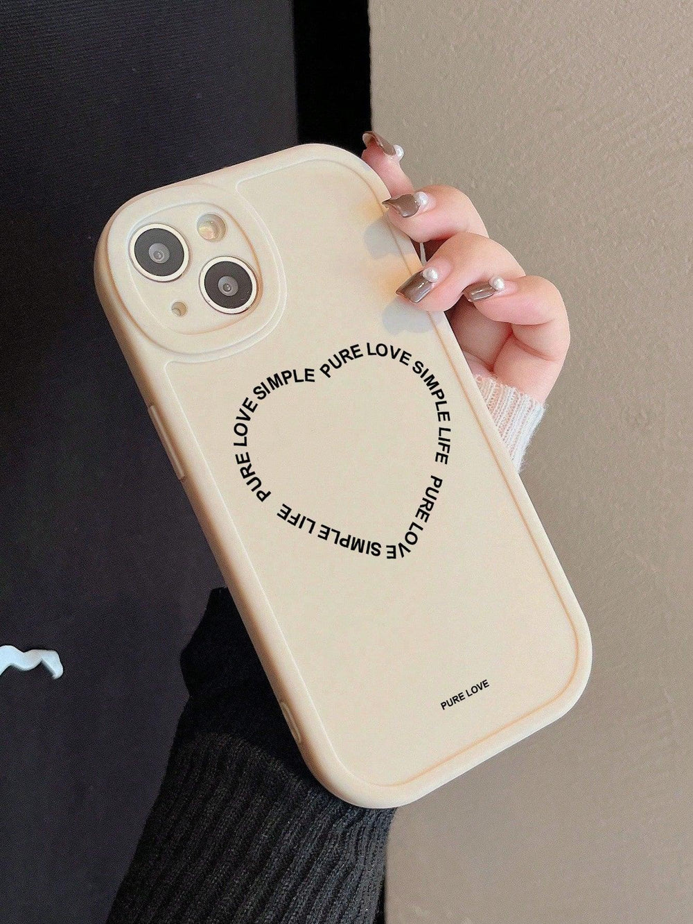 Heart Saying Graphic Phone Case - Brand My Case