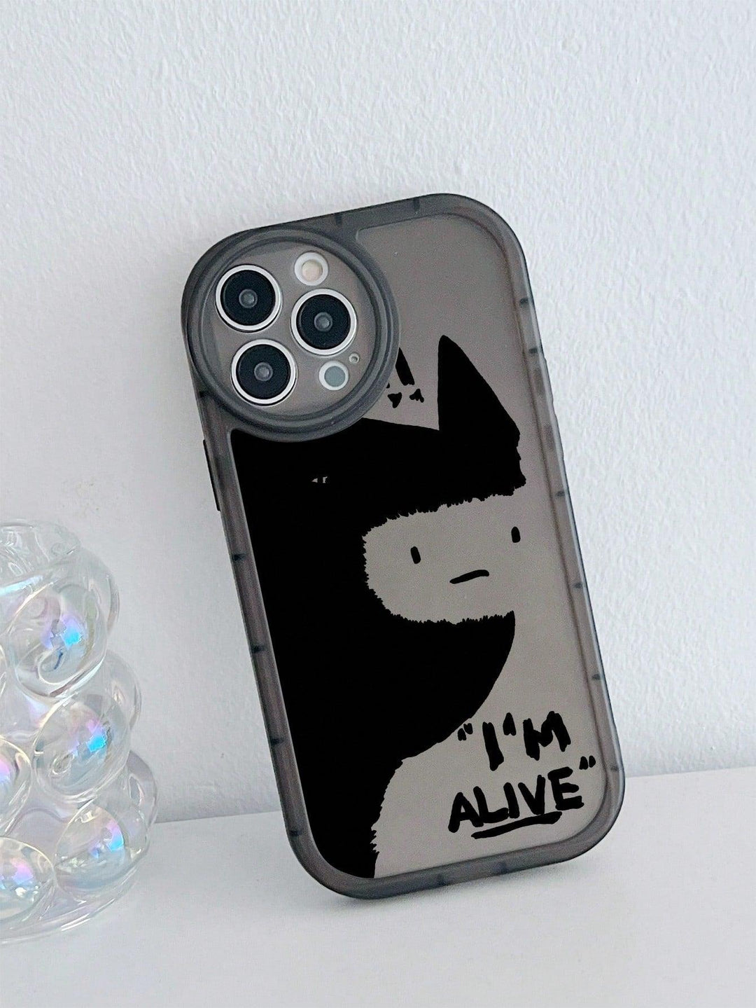 I'm Alive Letter Graphic Anti fall Phone Case - Brand My Case