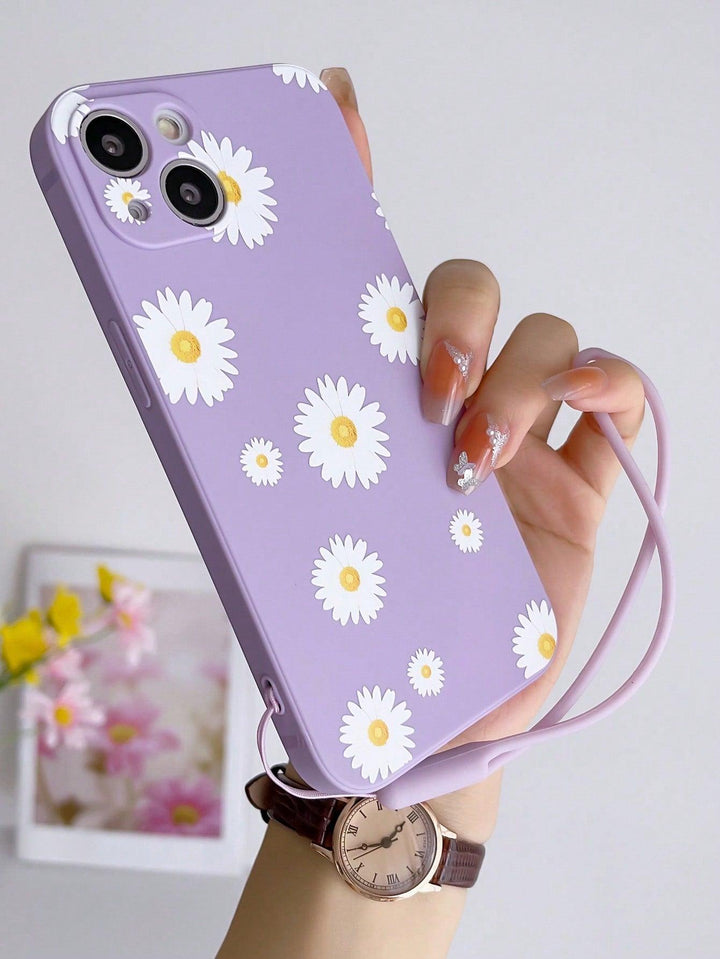 Lanyard + Floral Phone Case - Brand My Case