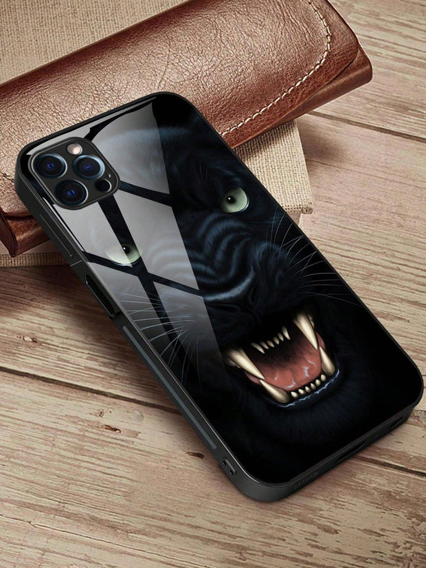 Leopard Glass Phone Case - Brand My Case