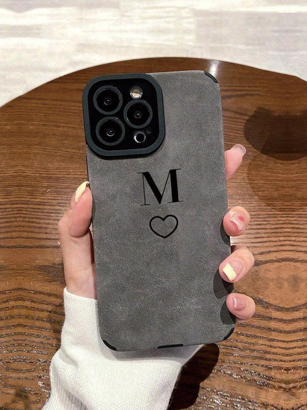 Letter Graphic Phone Case - Brand My Case