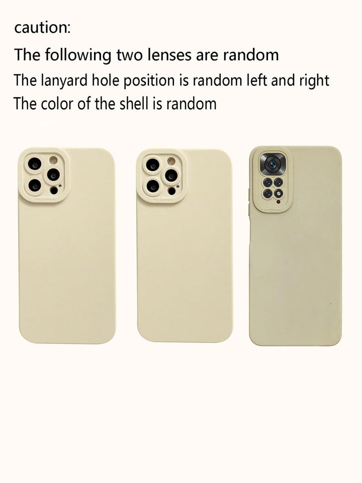 Letter Graphic Phone Case With Stand Out Holder - Brand My Case