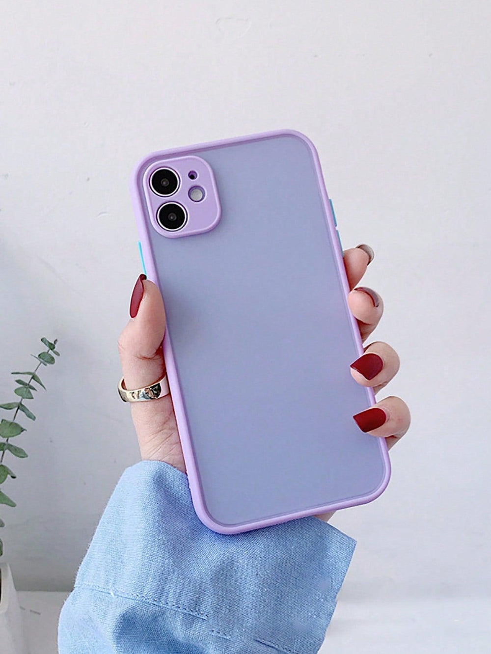 Mauve Purple Minimalist Phone Cases - Brand My Case