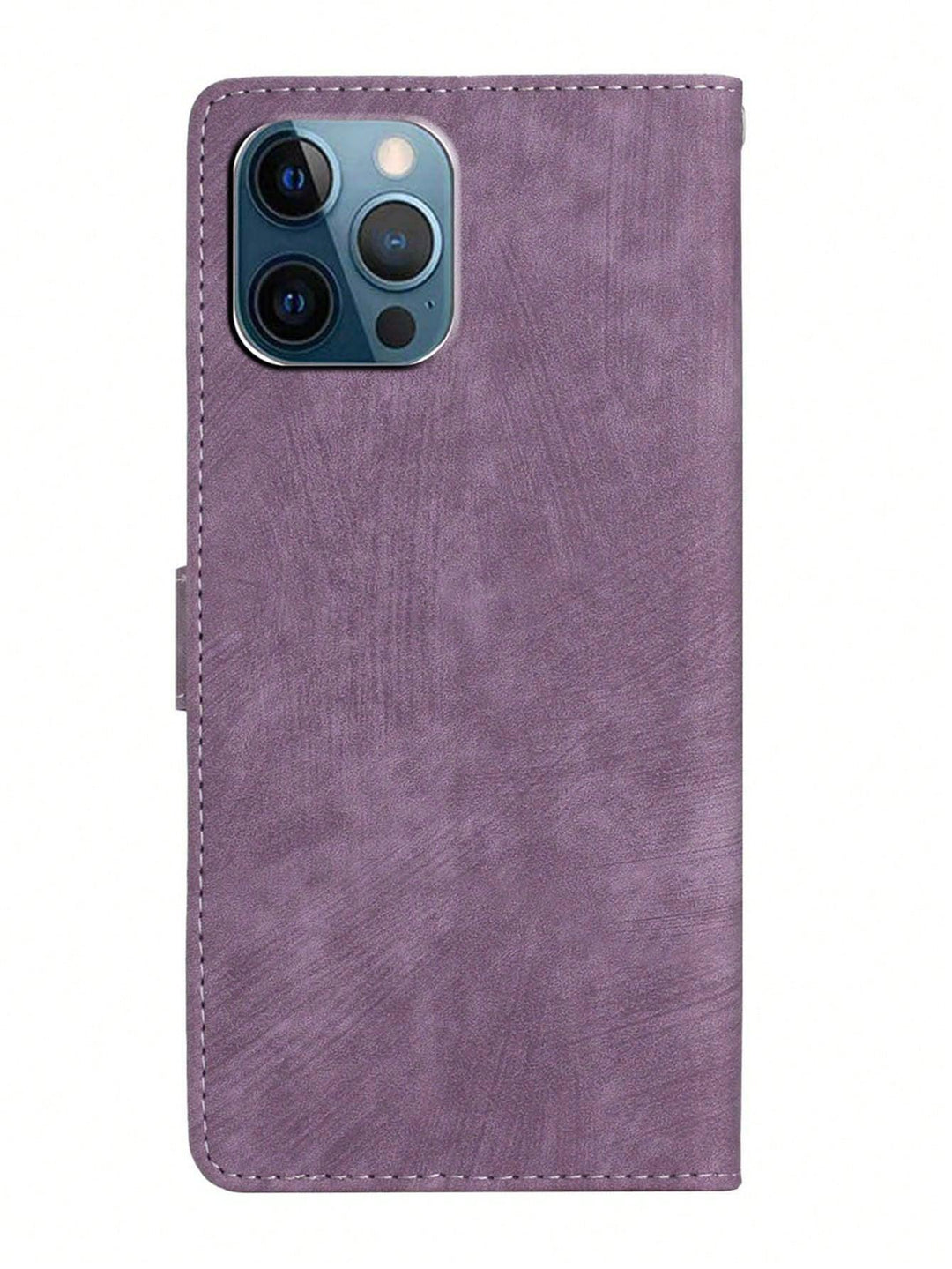 Mauve Purple Premium Solid PU Flip Phone Cases - Brand My Case