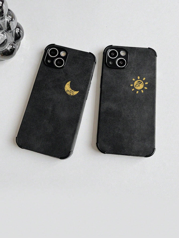 Moon & Sun Pattern Phone Case Duo - Brand My Case