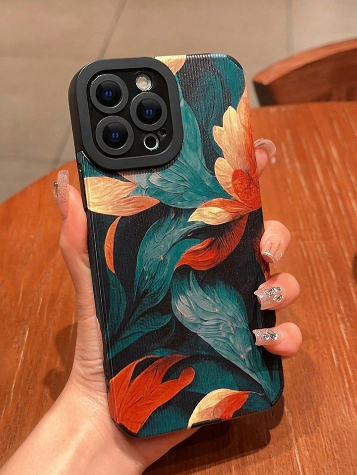 Multicolor Leaf Pattern Phone Case - Brand My Case