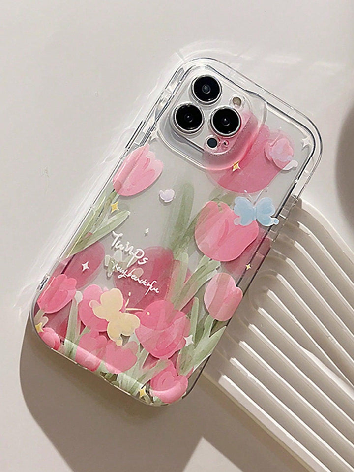 Multicolor Quote Flower Pattern Phone Case - Brand My Case