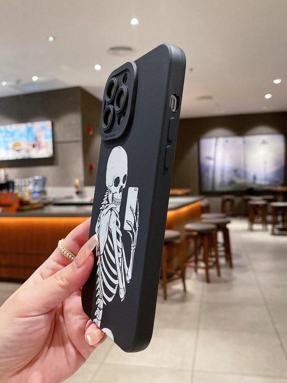 Multicolor Skeleton Print Phone Case - Brand My Case