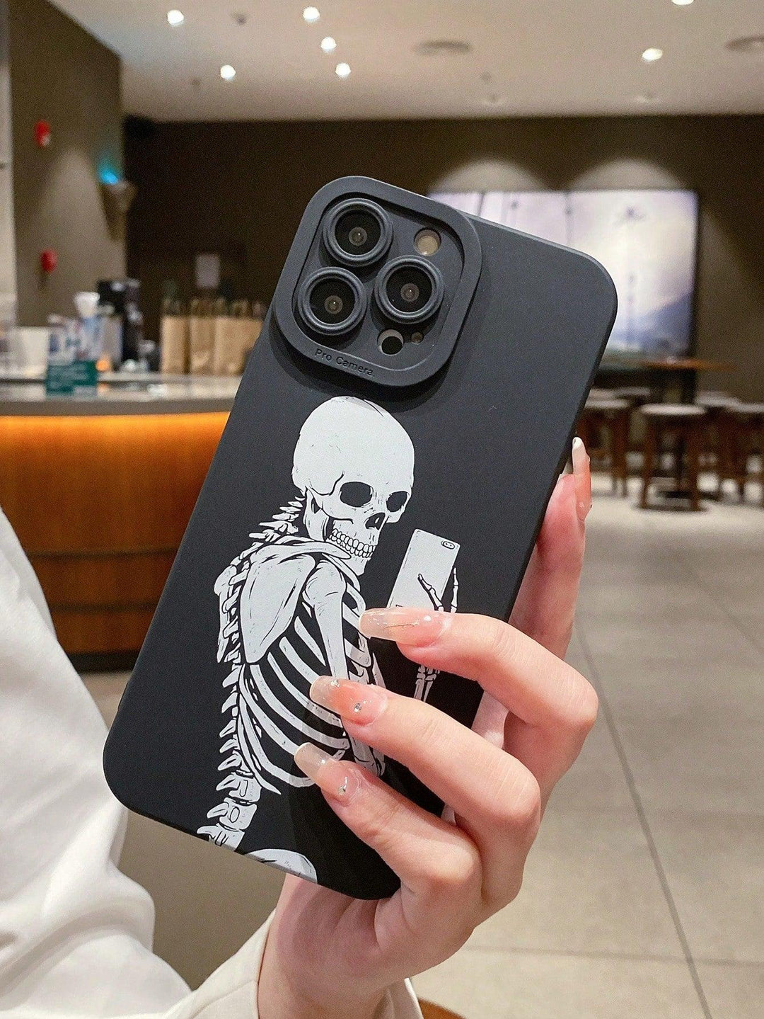 Multicolor Skeleton Print Phone Case - Brand My Case