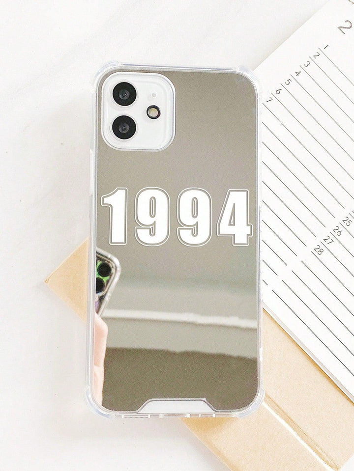 Number Print Mirror Phone Case - Brand My Case