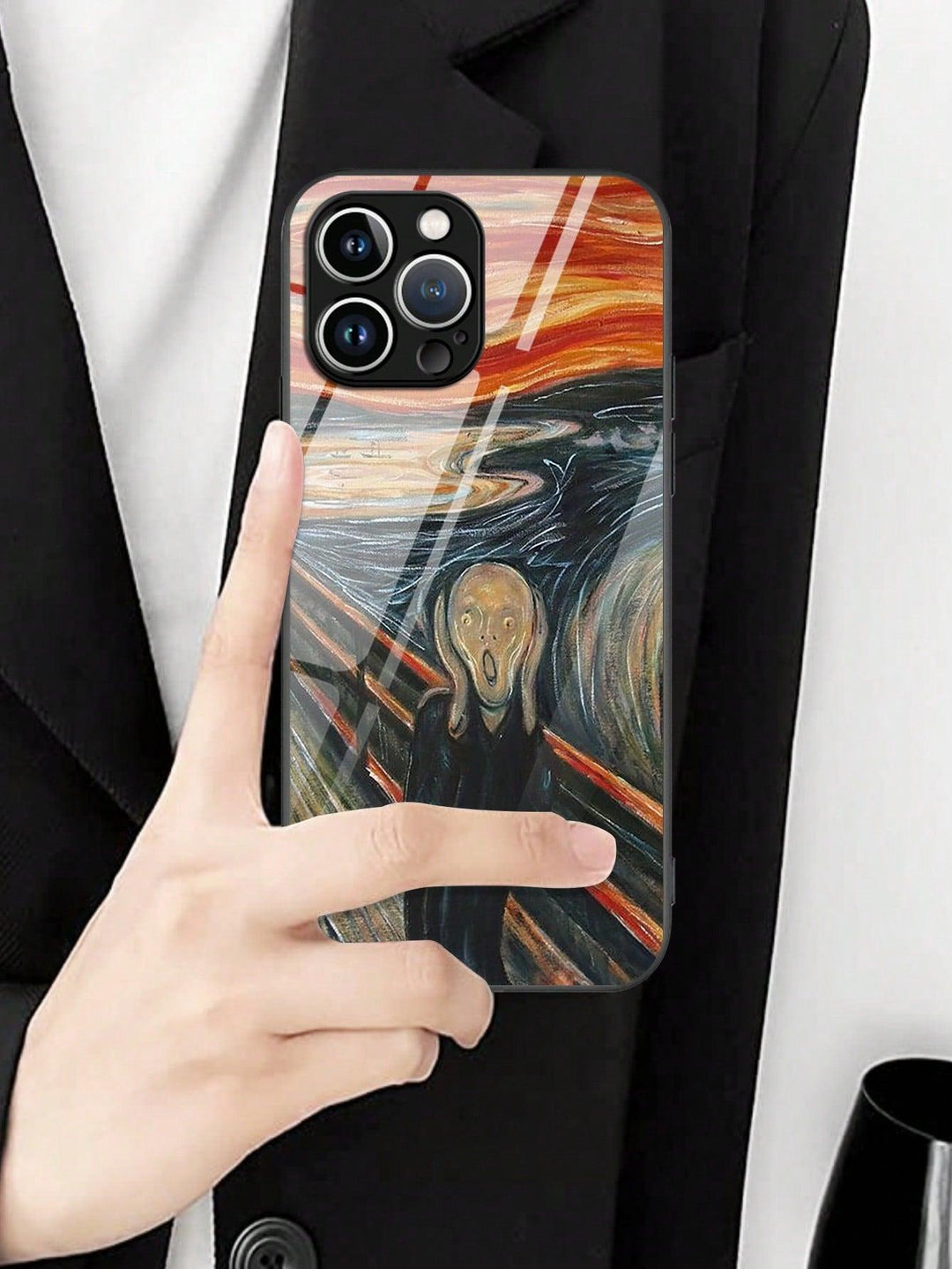 Oil Painting Glass Phone Case - Brand My Case