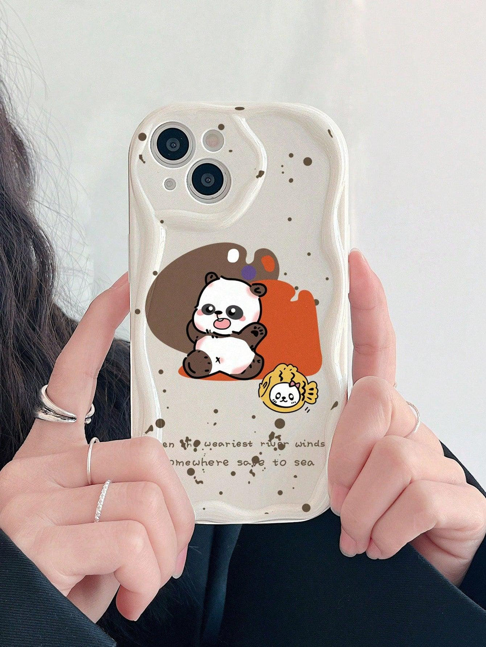 Panda Print Phone Case - Brand My Case