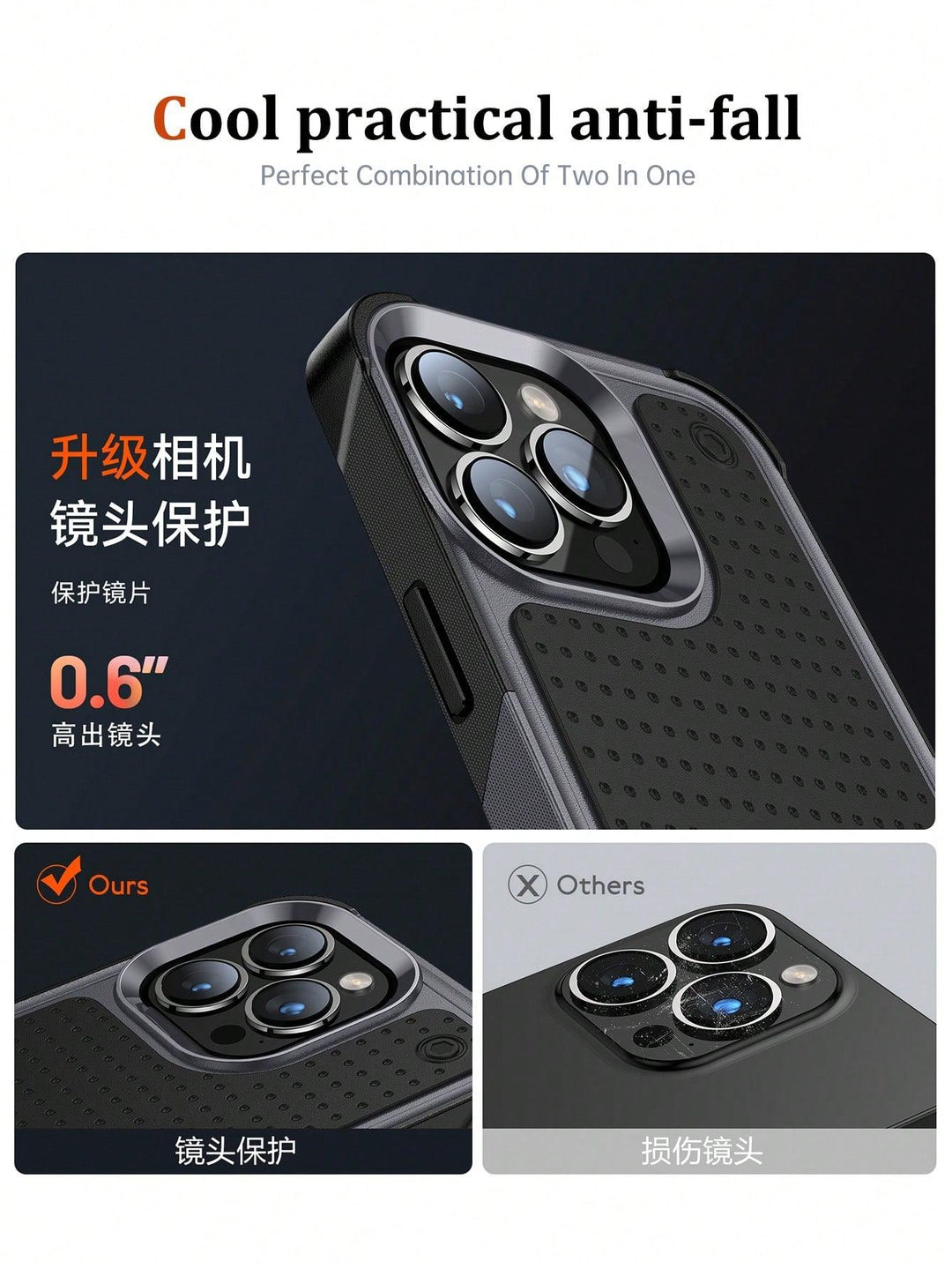 PC Cooling Anti fall Phone Case - Brand My Case