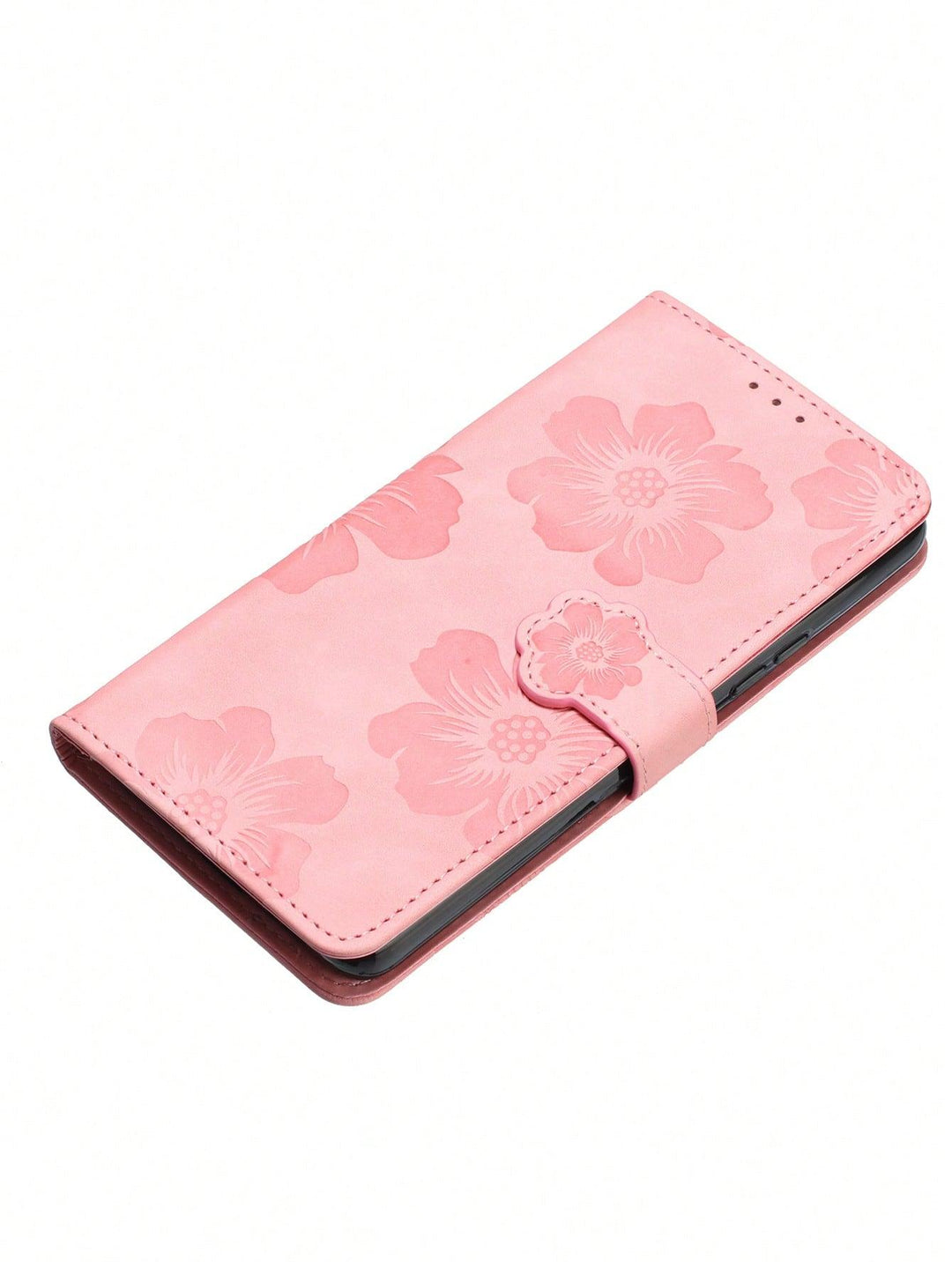 Pink Premium Solid PU Flip Phone Cases - Brand My Case