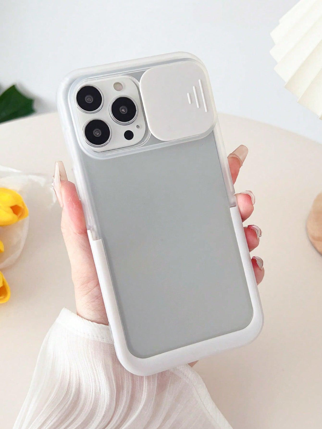 Plain Phone Case With Slide Camera Cover - Brand My Case