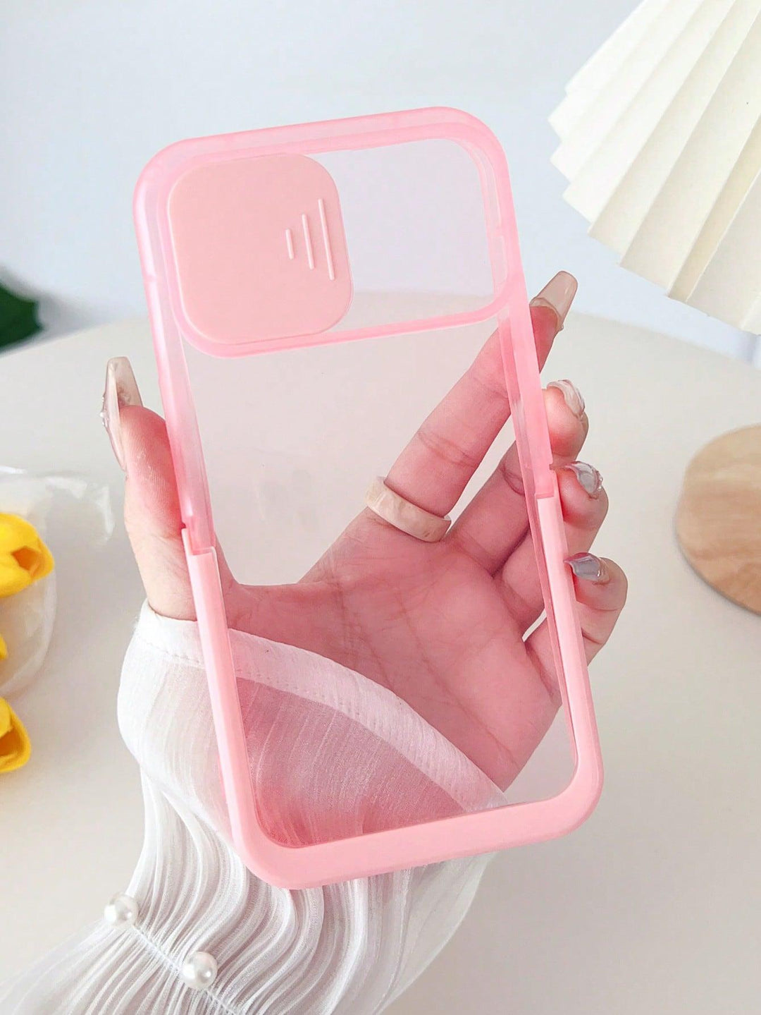 Plain Phone Case With Slide Camera Cover - Brand My Case