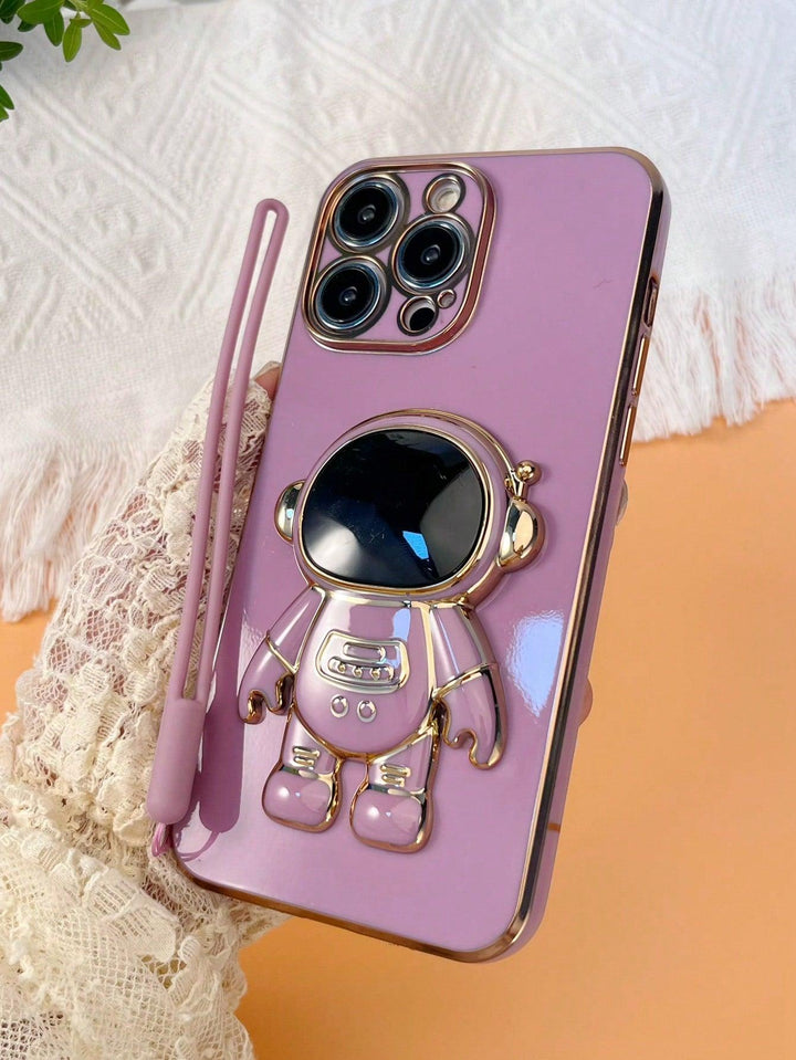 Premium Astronauts Phone Case With Stand - Brand My Case