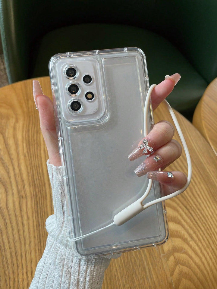 Premium Clear Phone Case With Lanyard - Brand My Case