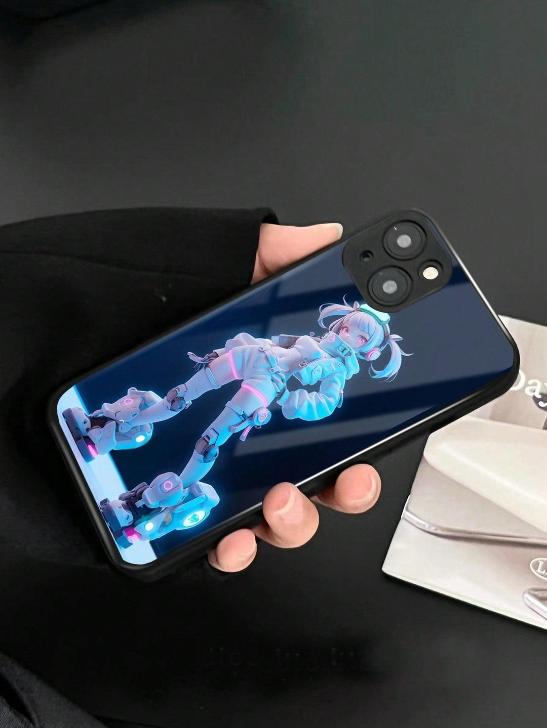 Premium Figured Graphic Glass Phone Cases - Brand My Case