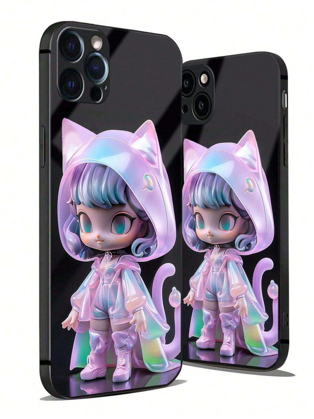 Premium Girlie Graphic Glass Phone Cases - Brand My Case