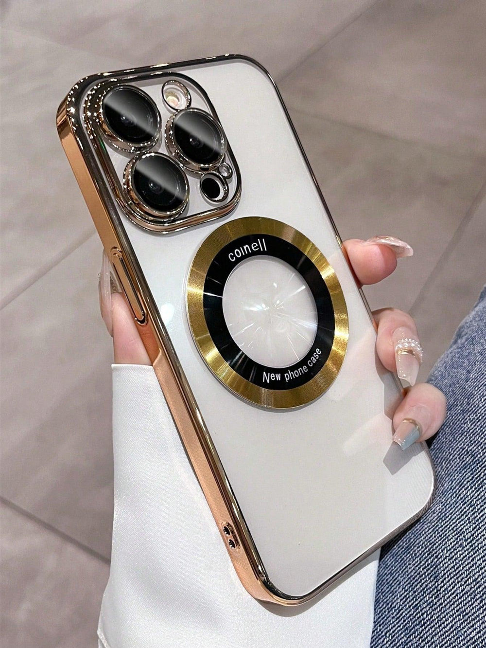 Premium Gold Magnetic Phone Cases - Brand My Case